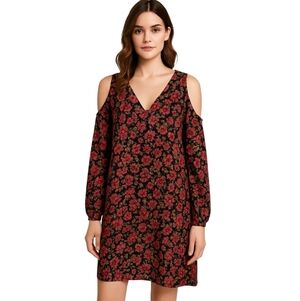 Beautiful Ralph Lauren Cold Shoulder Floral Dress, size 10